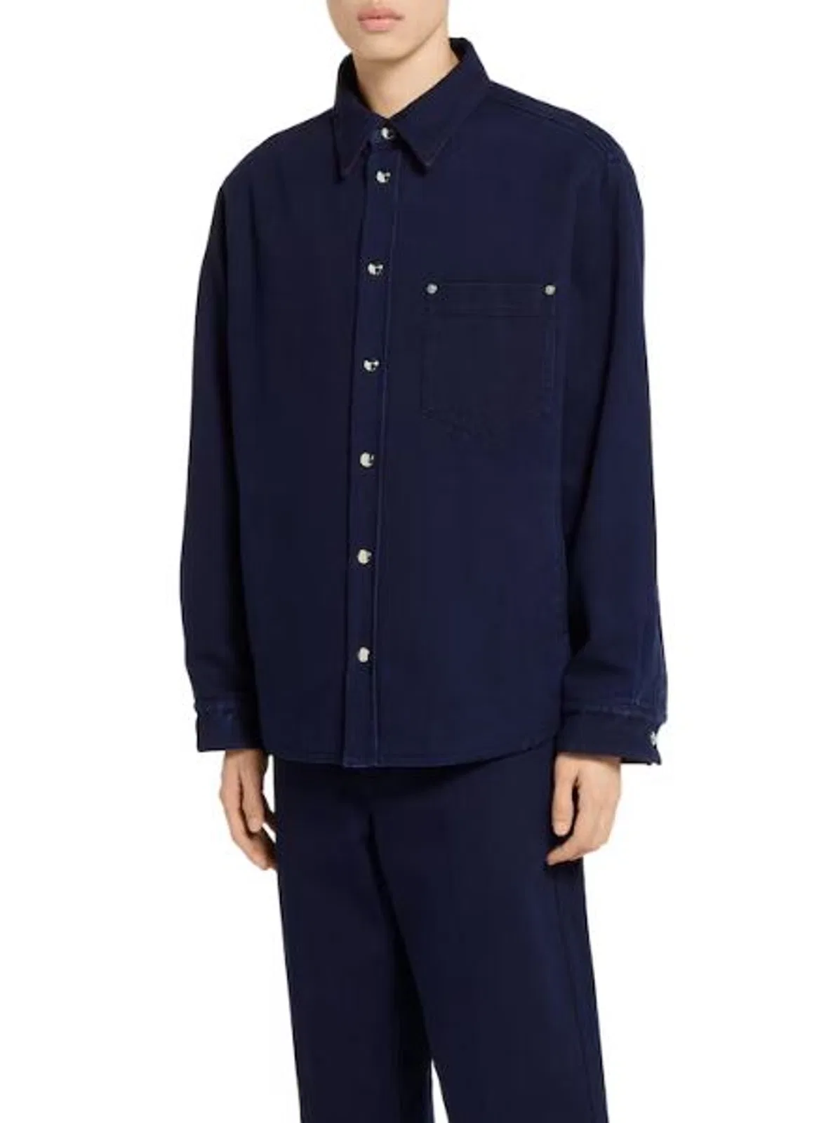 Gucci Reversible Denim And Flannel Shirt