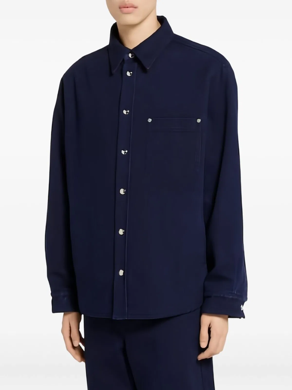 Gucci Reversible Denim And Flannel Shirt