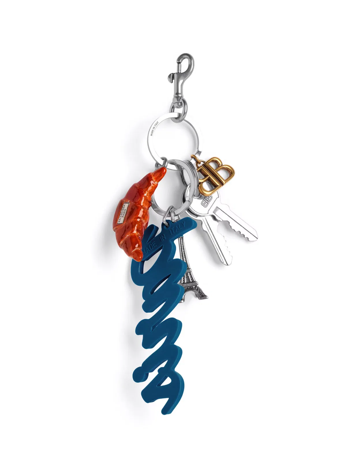 Balenciaga Paris Charm Keychain
