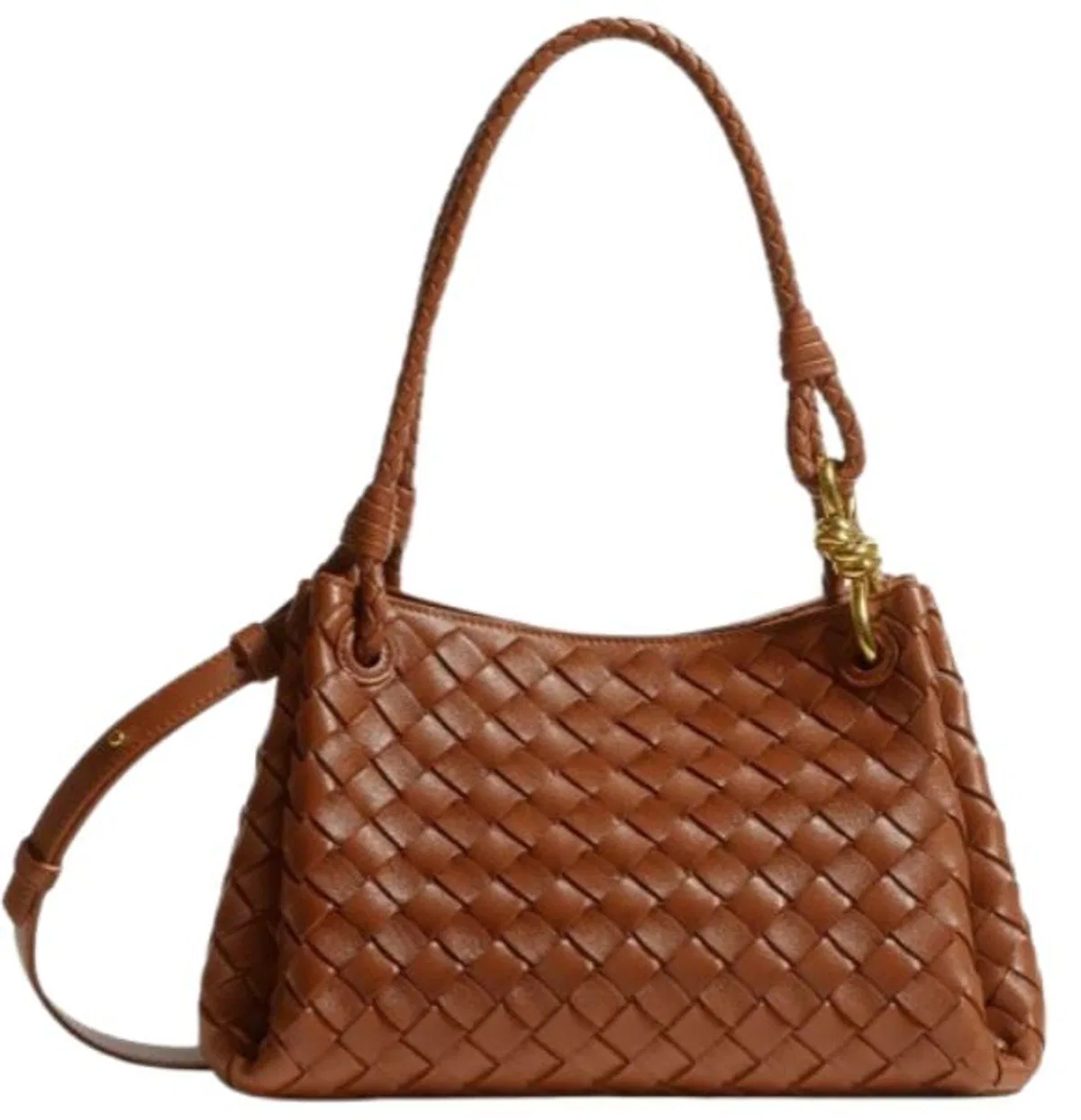 Bottega Veneta Intrecciato Leather Shoulder Pouch