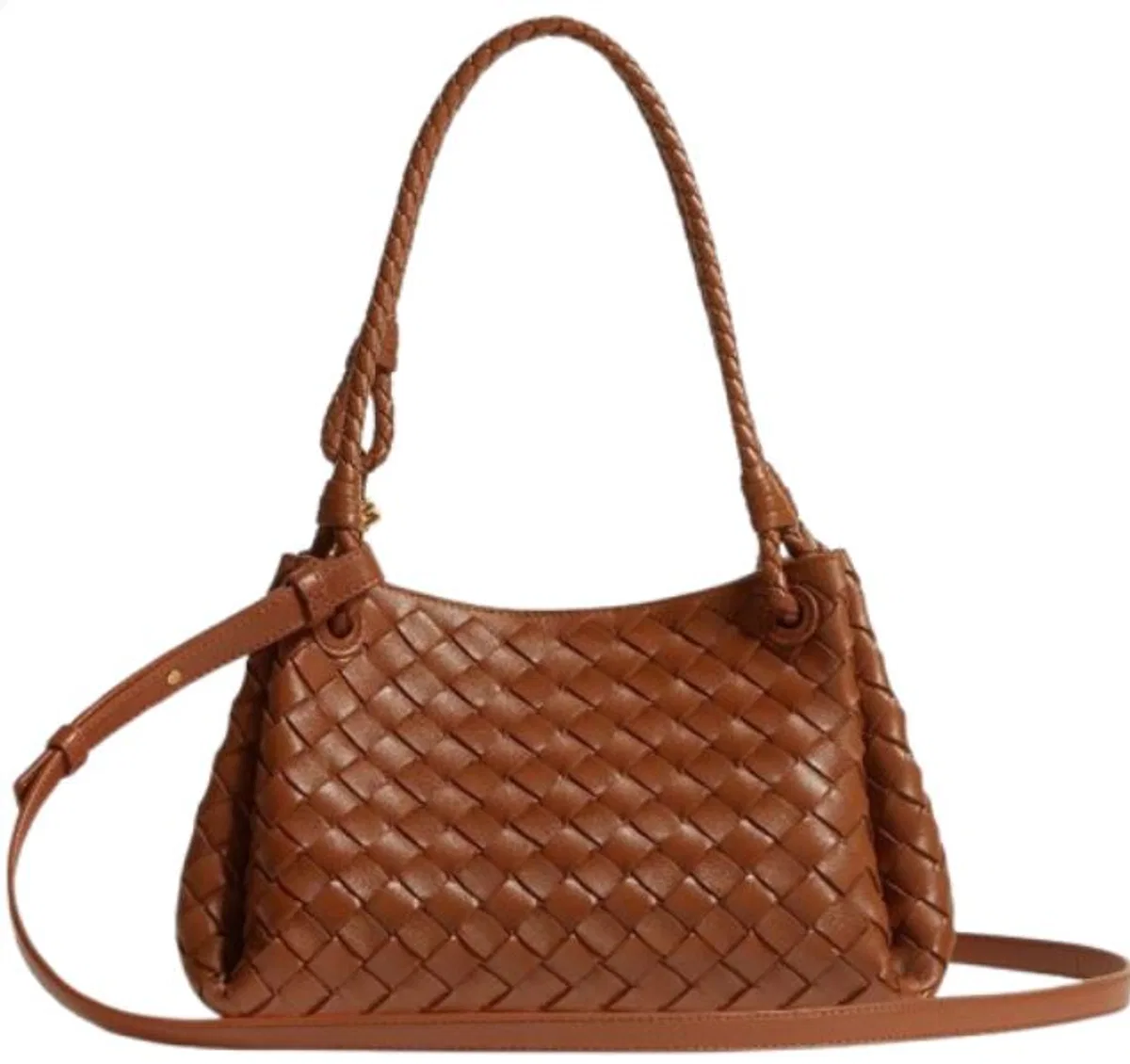 Bottega Veneta Intrecciato Leather Shoulder Pouch