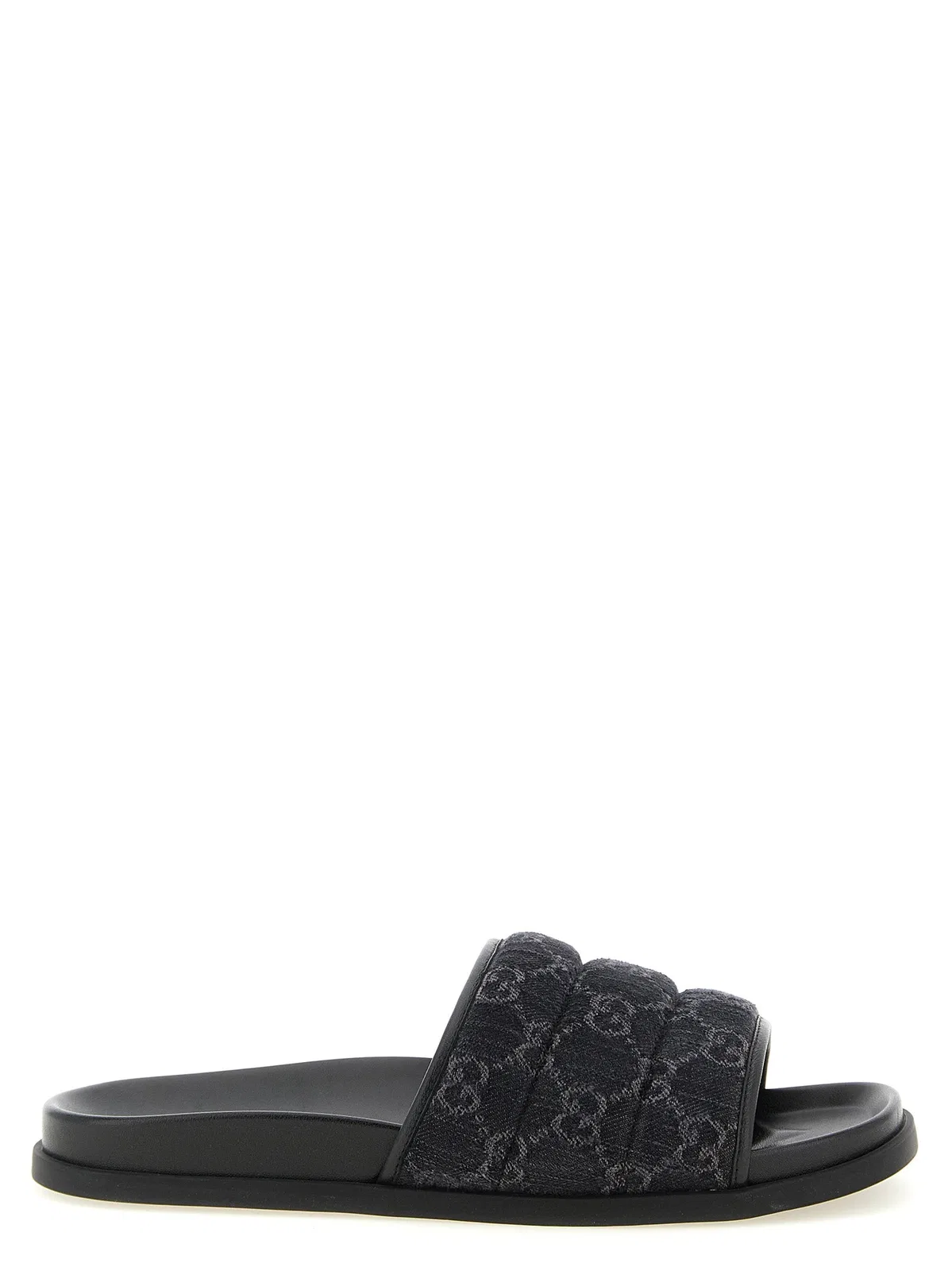 Gucci Gg Denim Slides