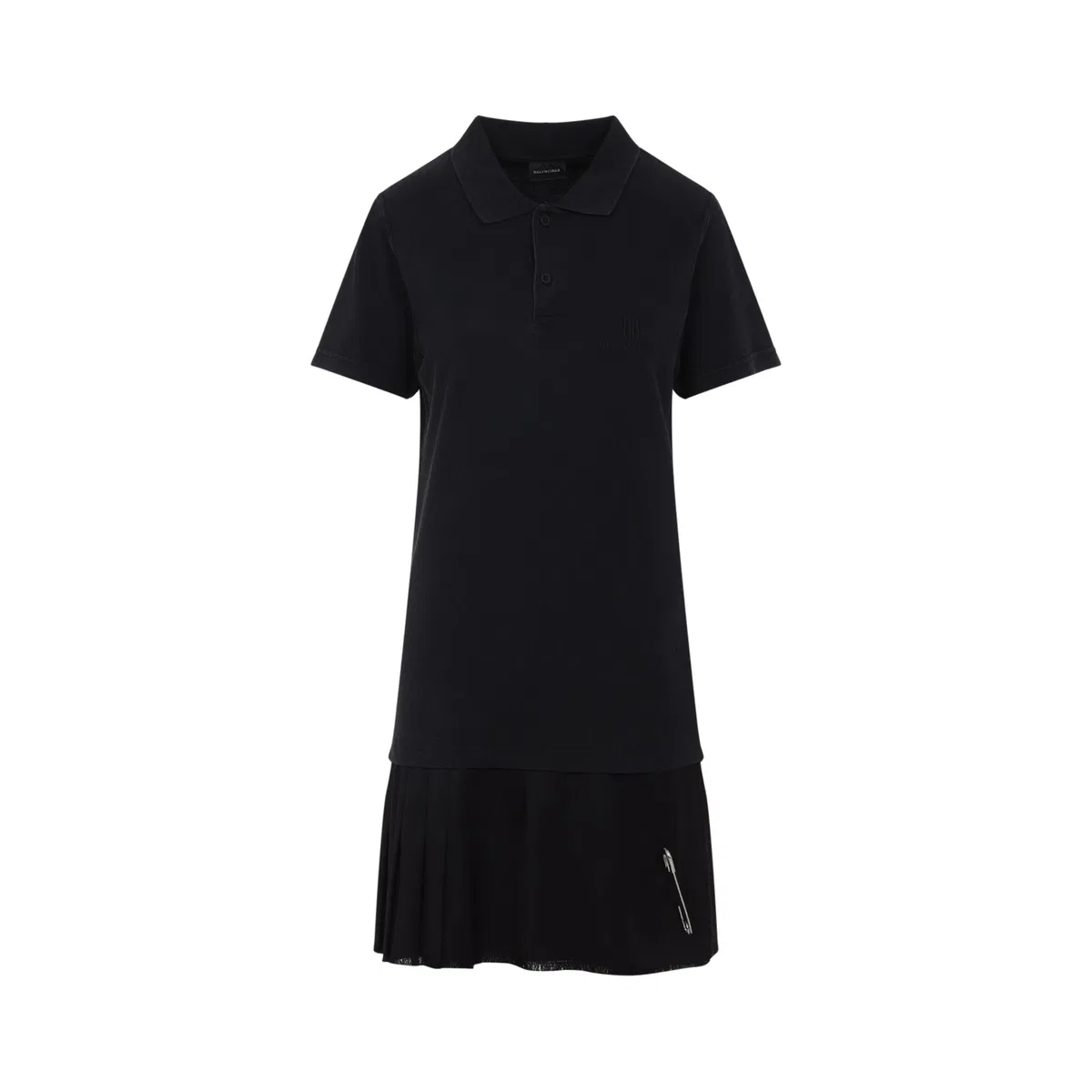 Balenciaga Layered Polo Mini Dress