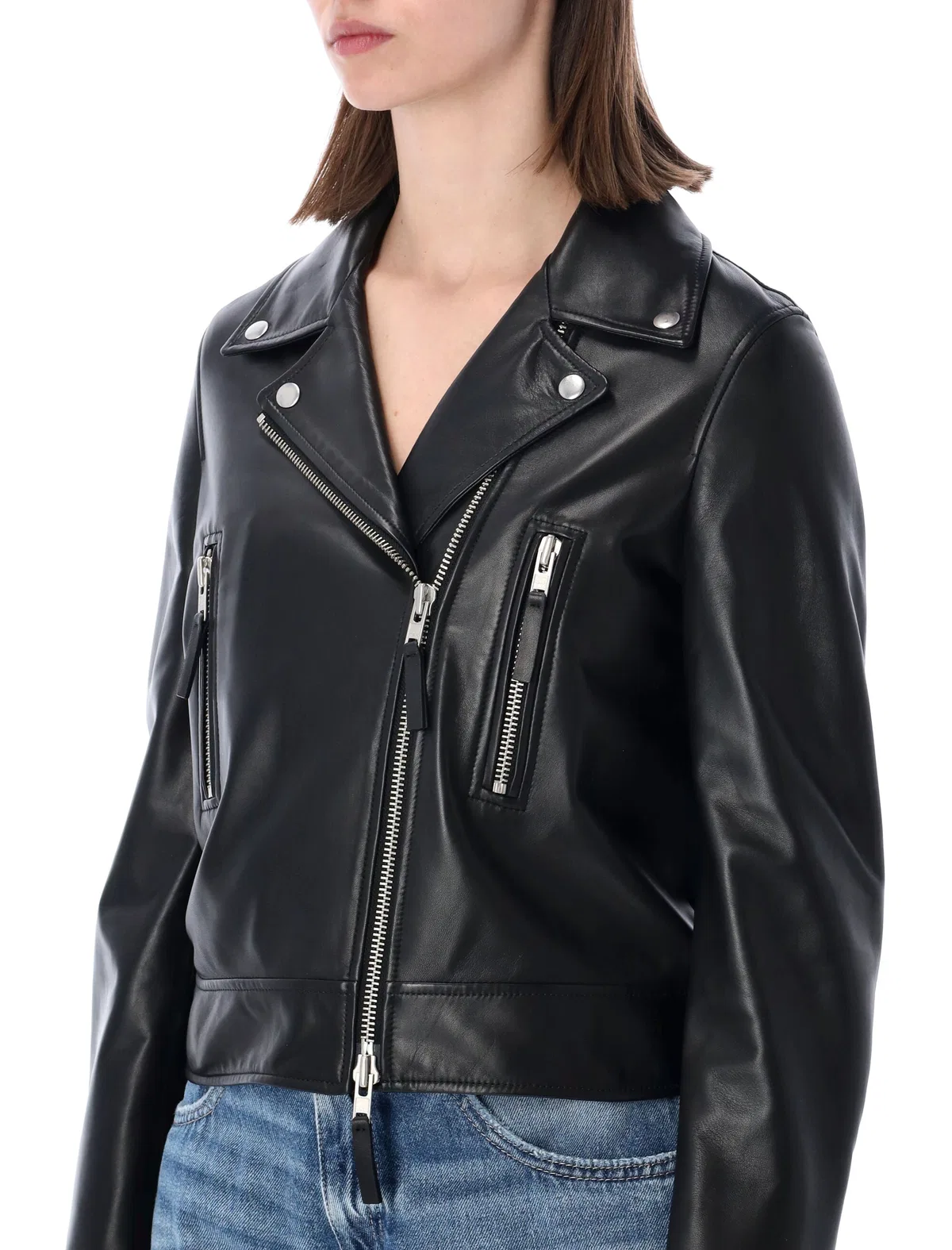 Sword Classic Biker Leather Jacket