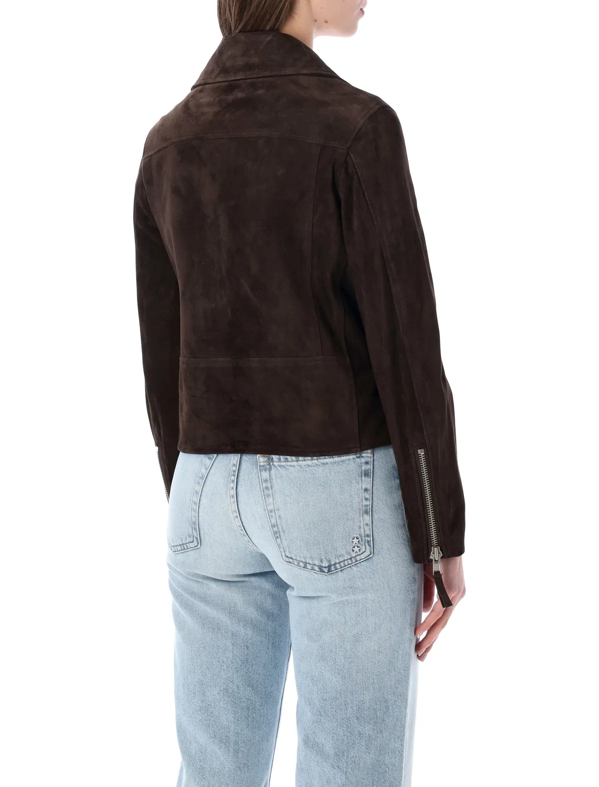Sword Classic Biker Suede Leather Jacket