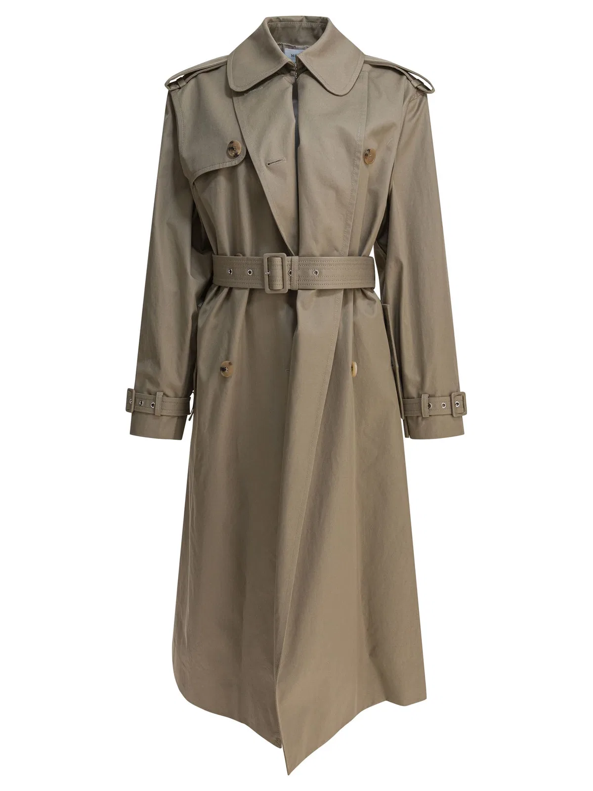 Alexander Mcqueen Beige Cotton Trench