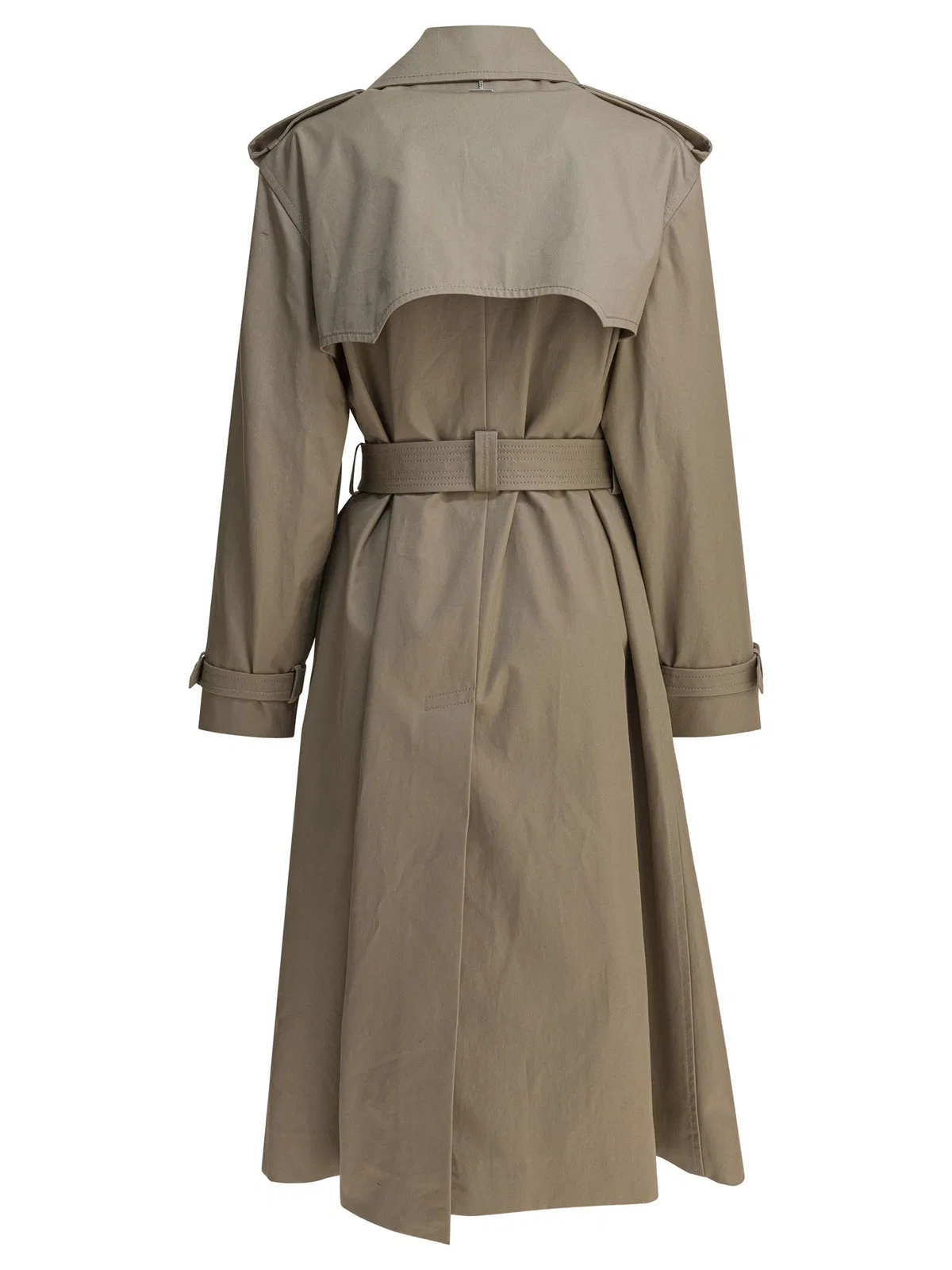 Alexander Mcqueen Beige Cotton Trench