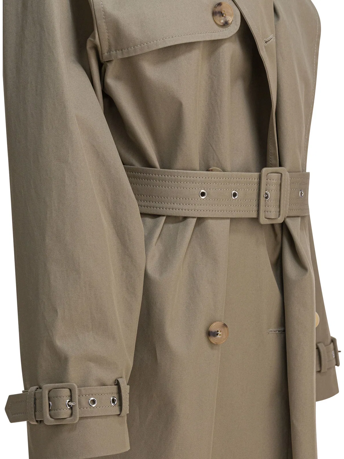 Alexander Mcqueen Beige Cotton Trench
