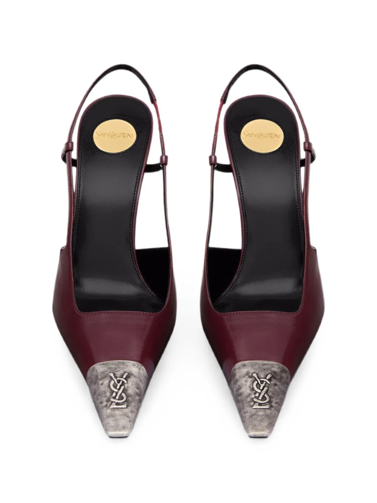 Saint Laurent With Heel Bordeaux Saint Laurent.