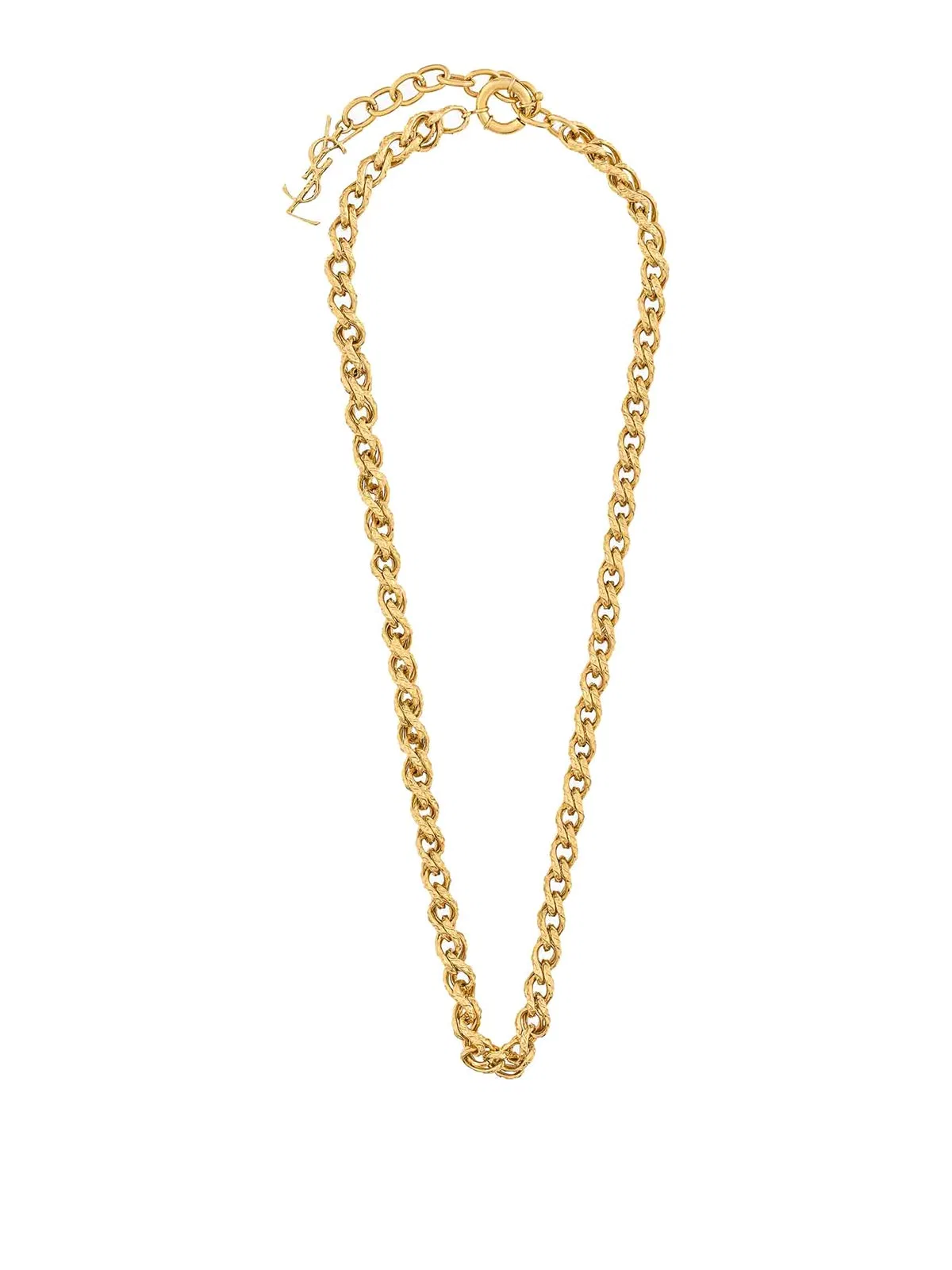 Saint Laurent Golden Rope-Chain Necklace
