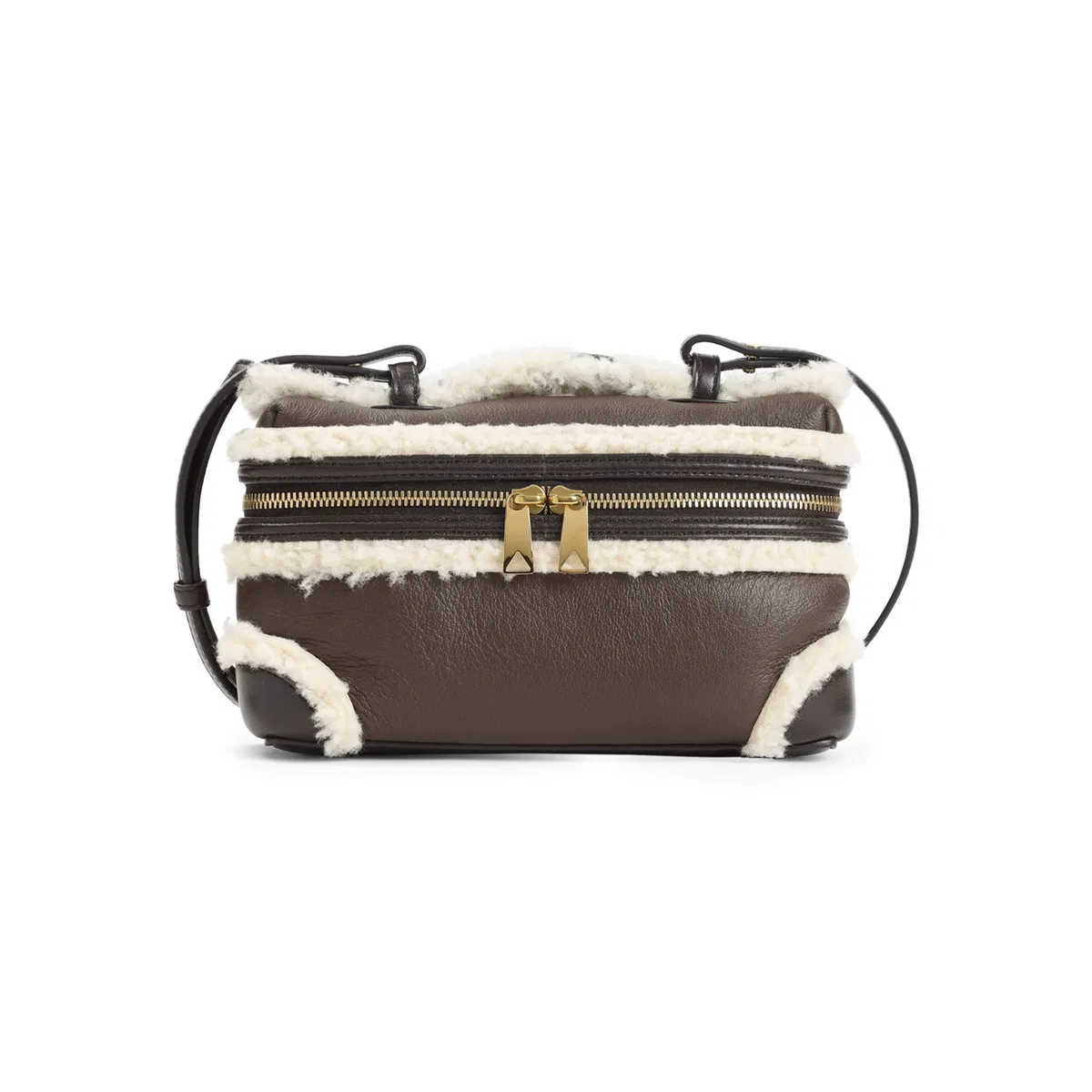 Bottega Veneta Brown Lamb Leather Shoulder Bag