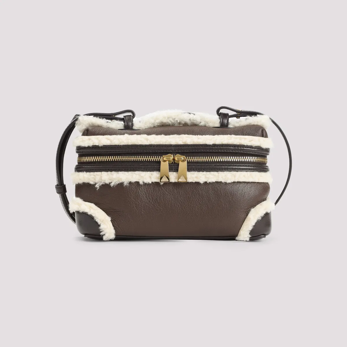Bottega Veneta Brown Lamb Leather Shoulder Bag
