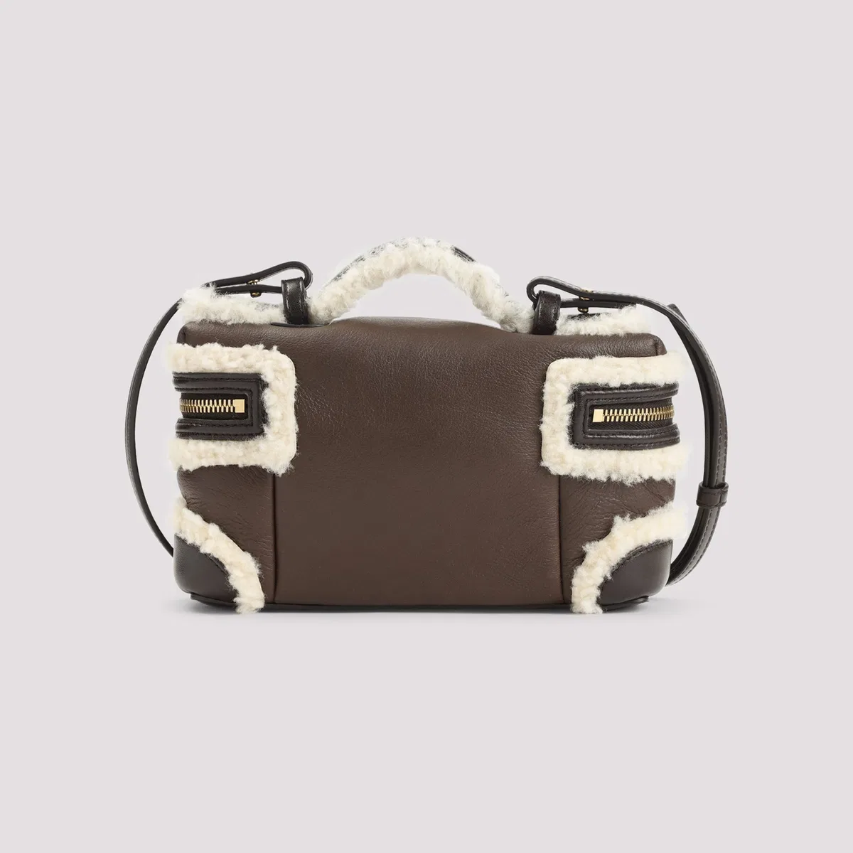 Bottega Veneta Brown Lamb Leather Shoulder Bag
