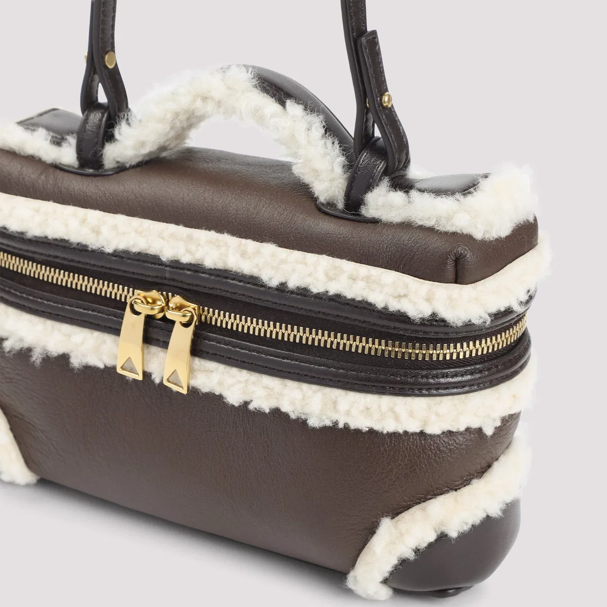 Bottega Veneta Brown Lamb Leather Shoulder Bag