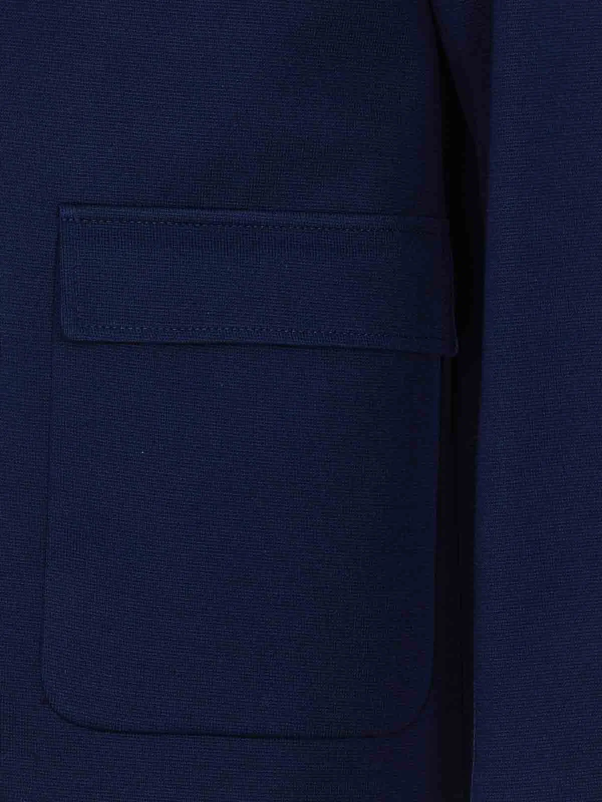 Gucci Blue Jacket With Frontal Buttons Closure
