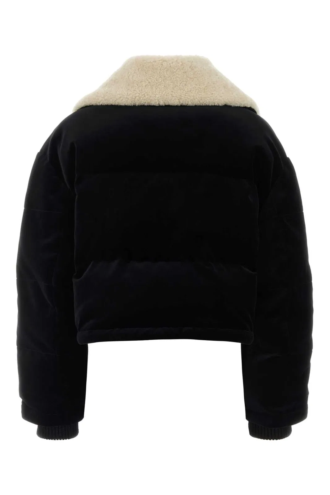 Gucci Black Velvet Padded Jacket