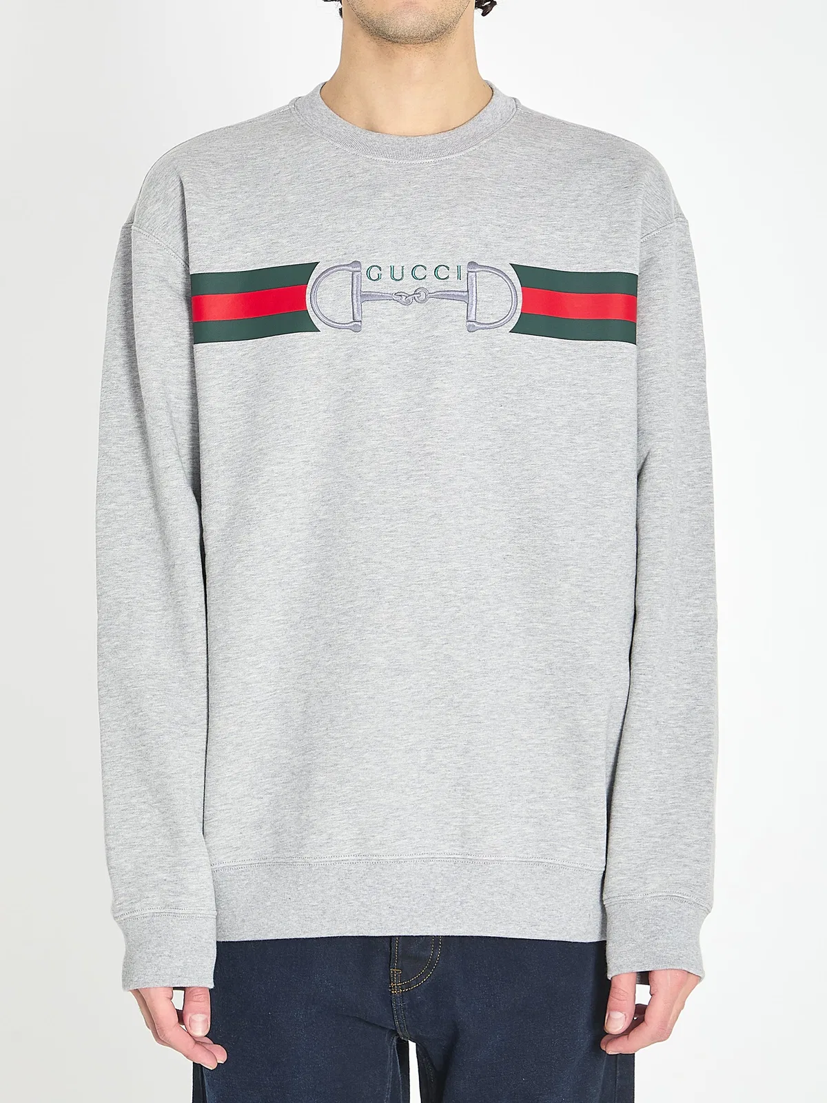 Gucci Grey Cotton Sweatshirt