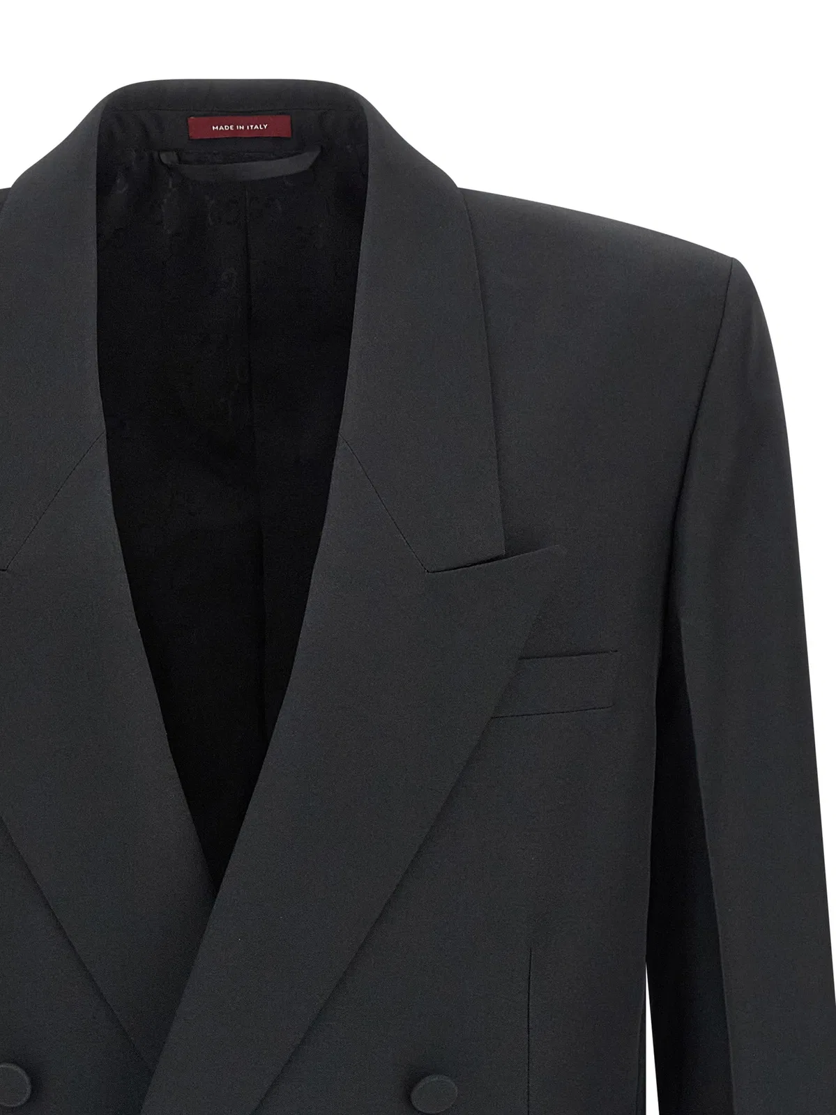 Gucci Double-Breasted Technical Panama Blazer