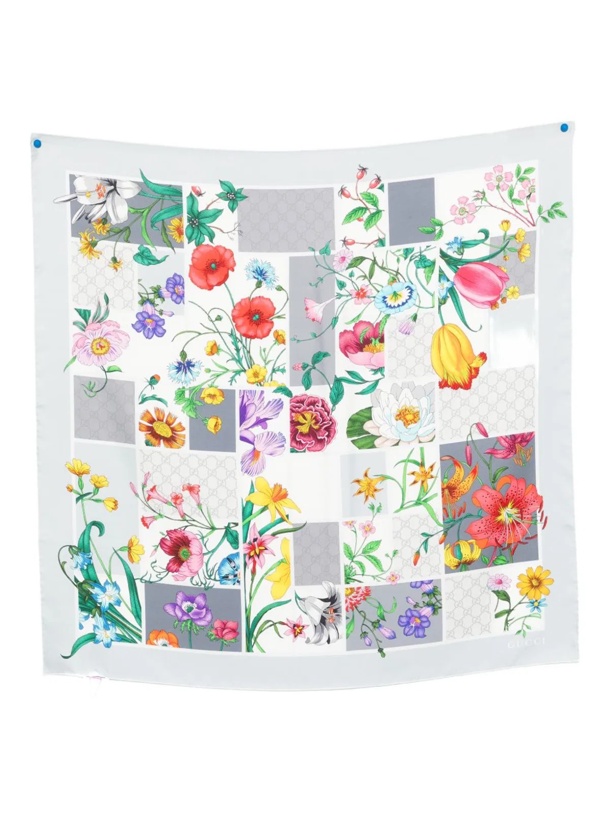 Gucci Printed Silk Foulard