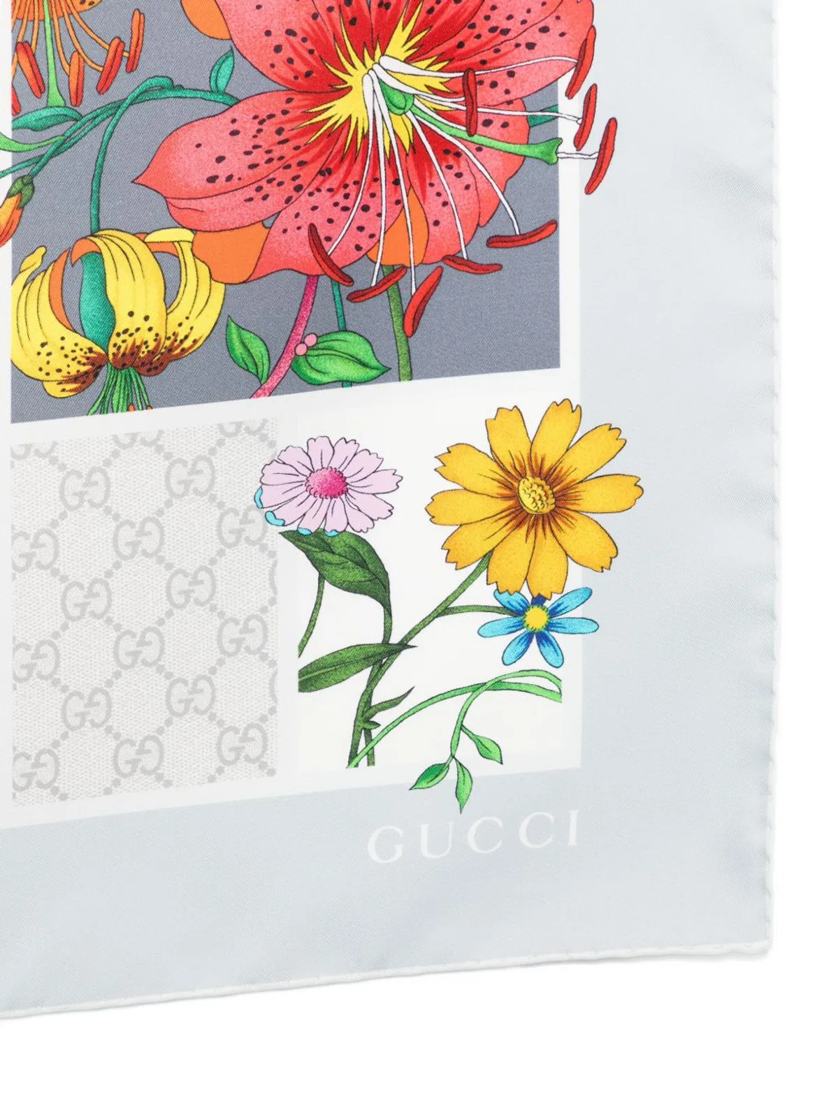 Gucci Printed Silk Foulard