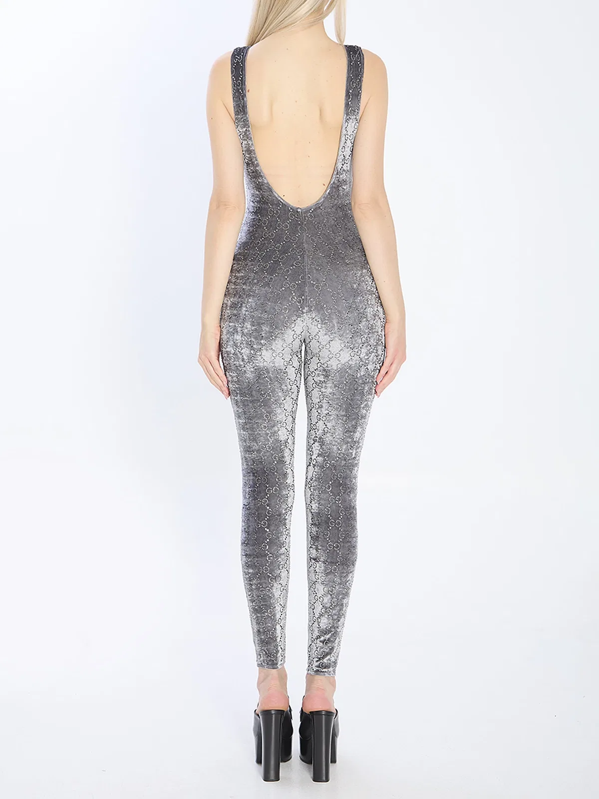 Gucci Jumpsuit With Gg Embroidery