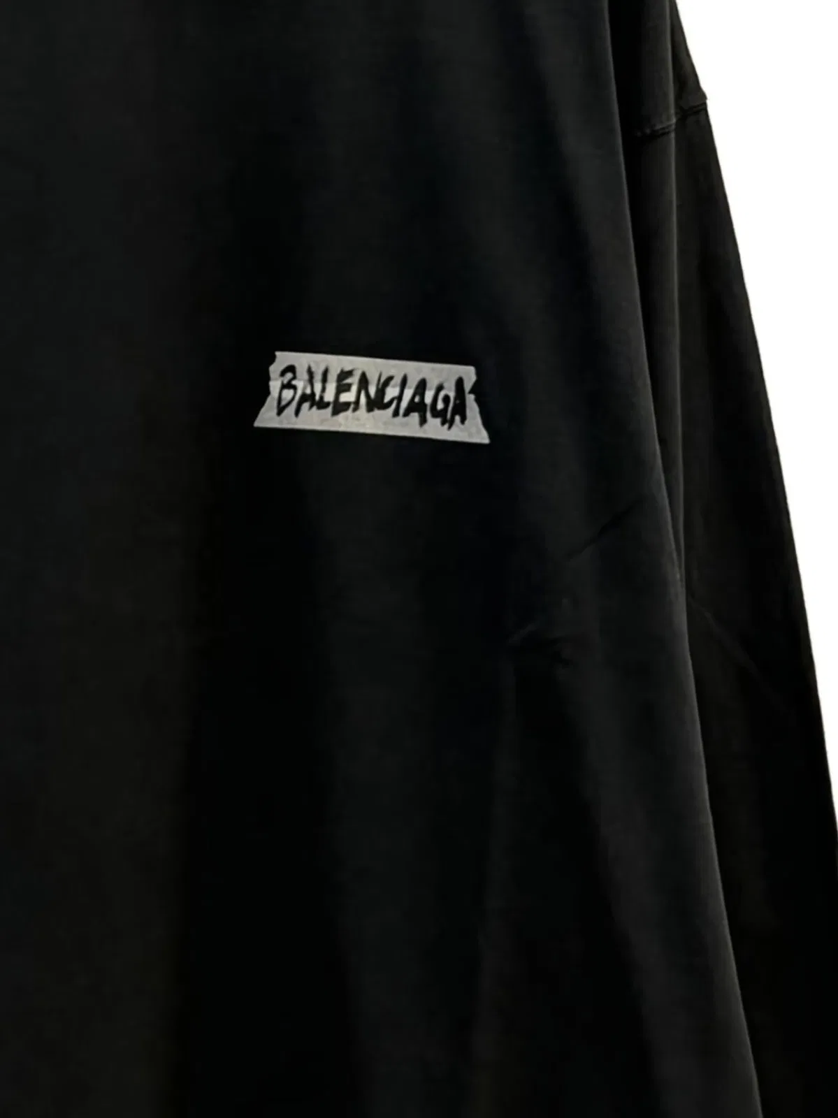 Balenciaga Tee With Logo Detail