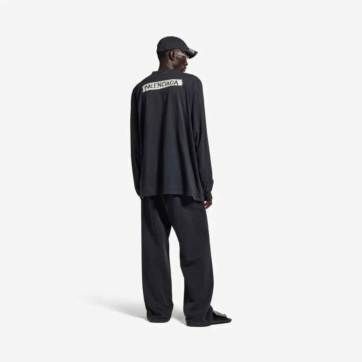 Balenciaga Tee With Logo Detail