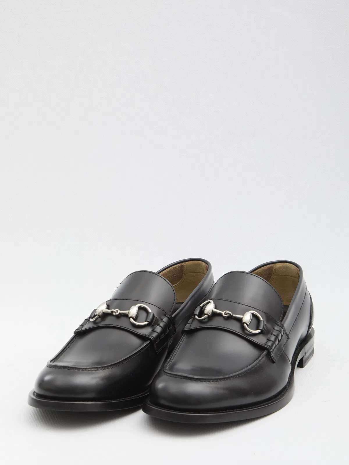 Gucci Leather Loafer With Clasp