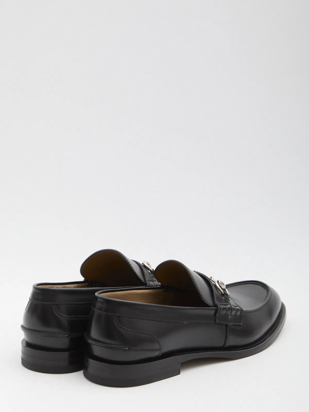 Gucci Leather Loafer With Clasp