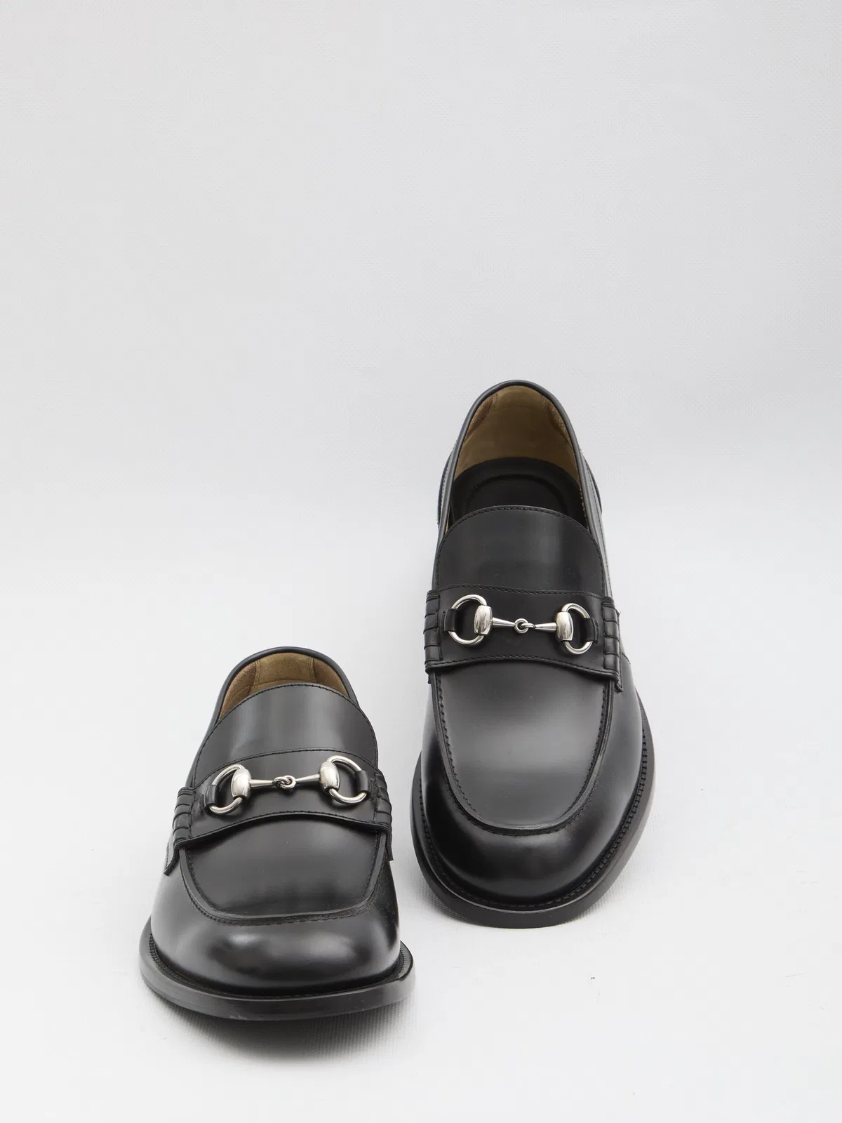 Gucci Leather Loafer With Clasp