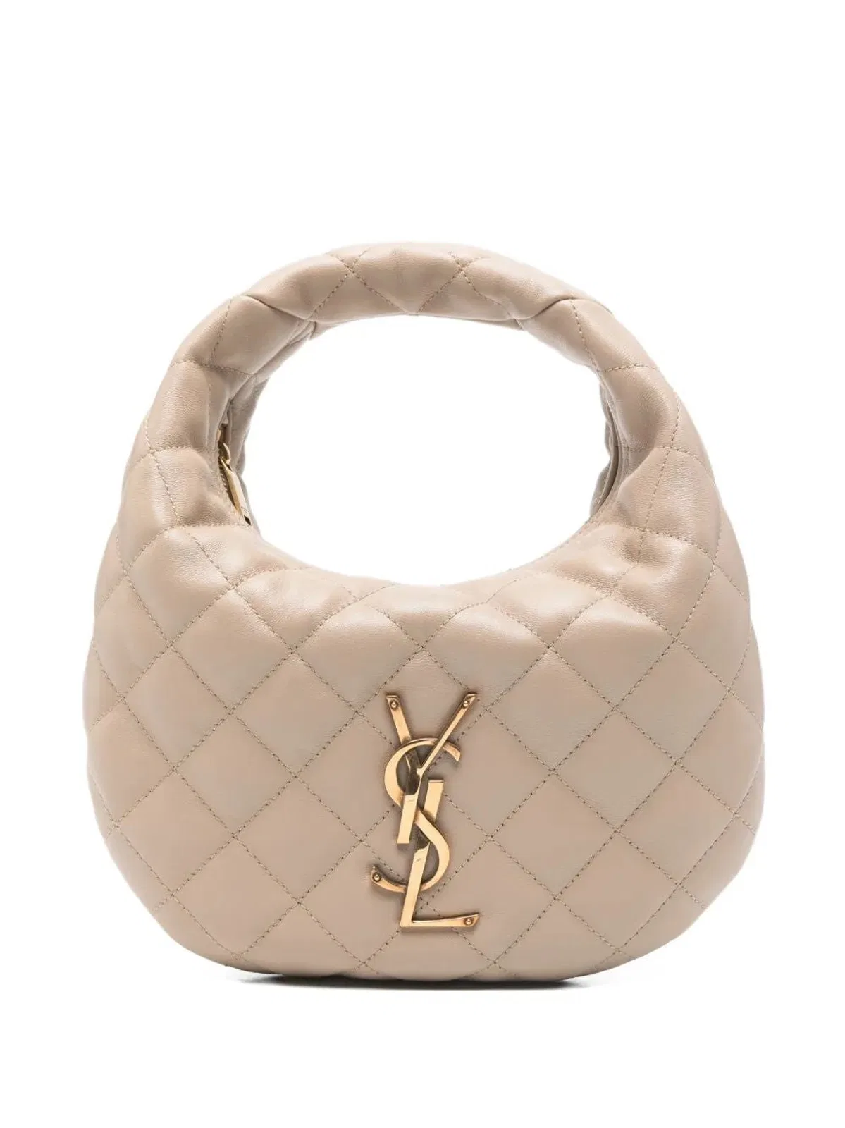 Saint Laurent Sand Nappa Leather Icarino Shoulder Bag