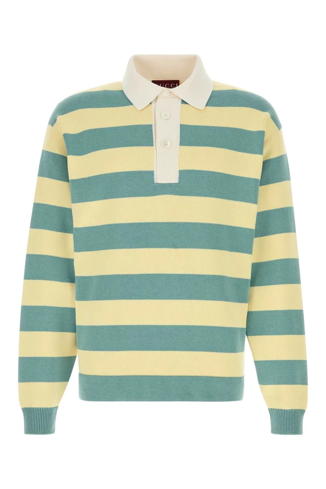Gucci Embroidered Silk Blend Polo Shirt