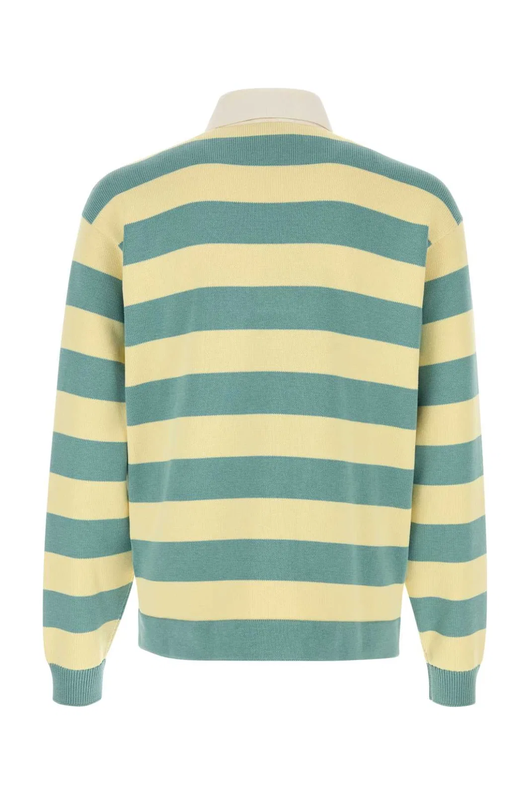 Gucci Embroidered Silk Blend Polo Shirt