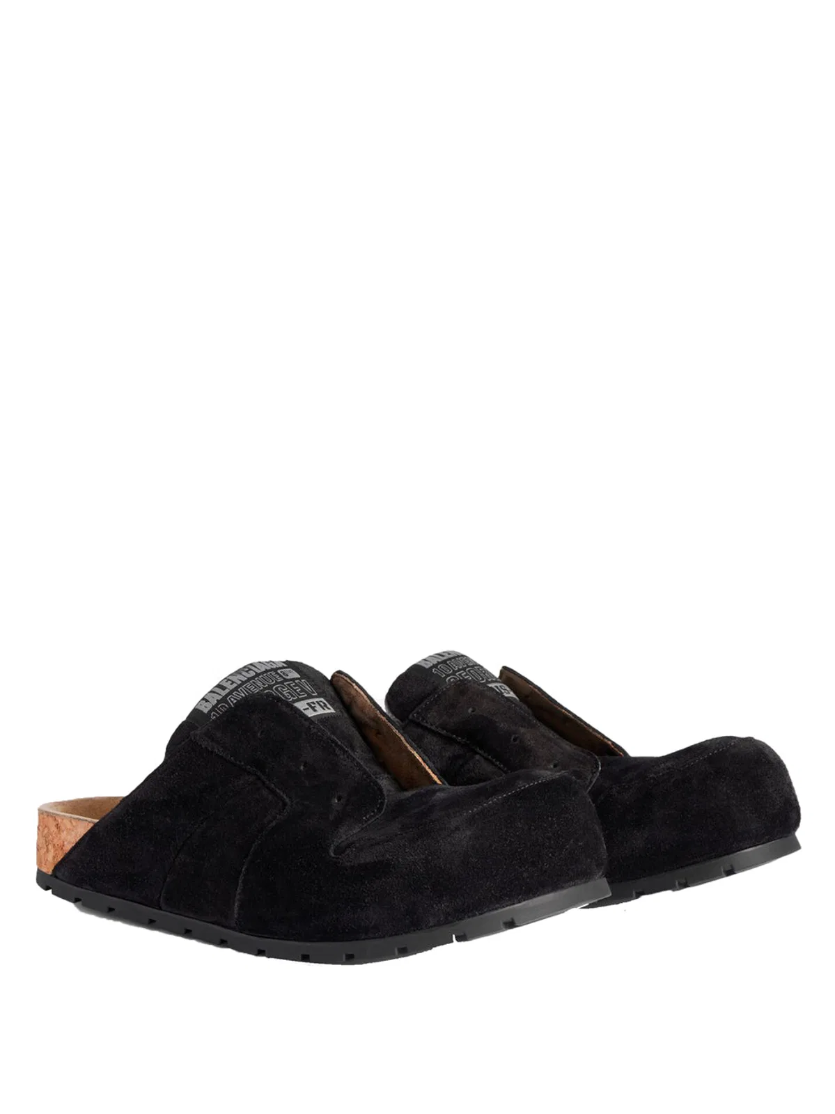 Balenciaga Men`S Dumbo Mule In Black