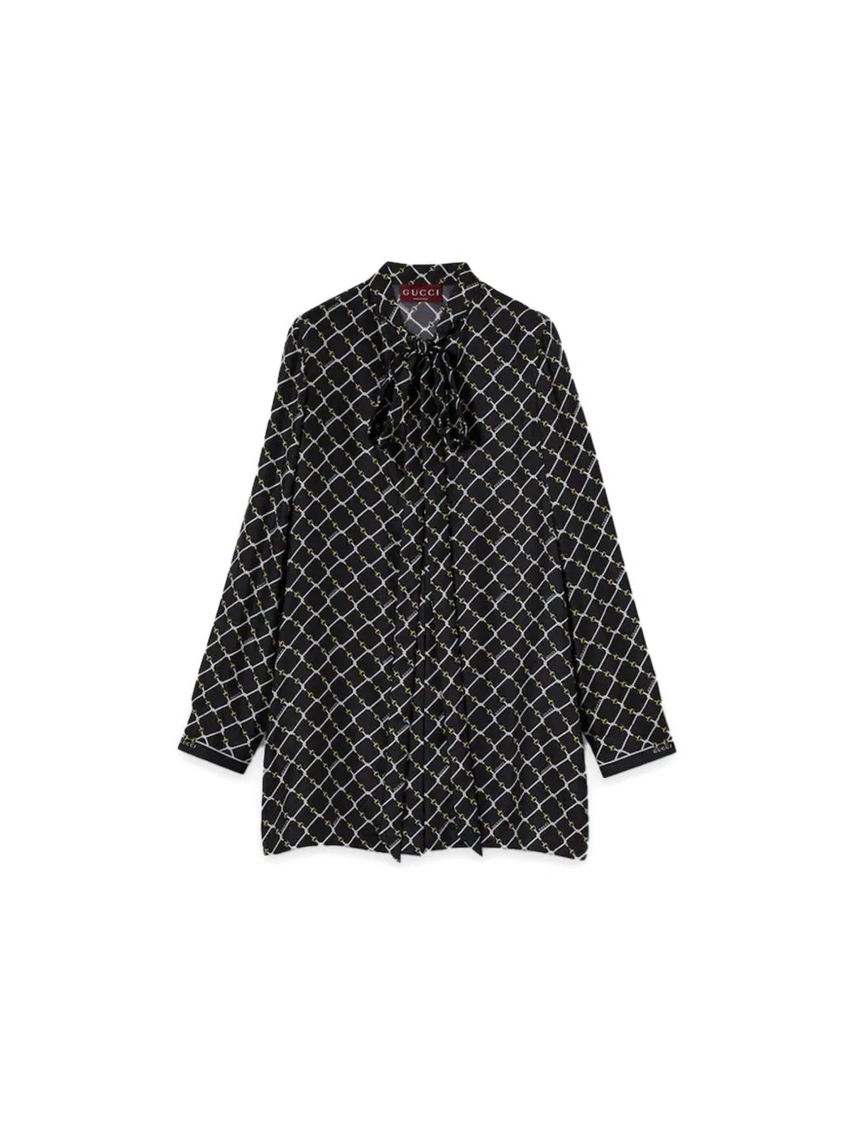 Gucci Neck-Tie Long Sleeves