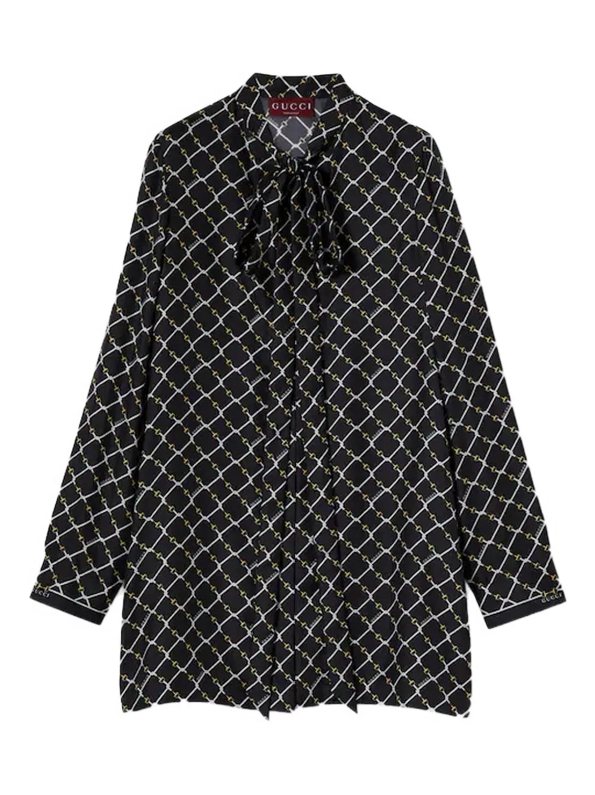 Gucci Neck-Tie Long Sleeves
