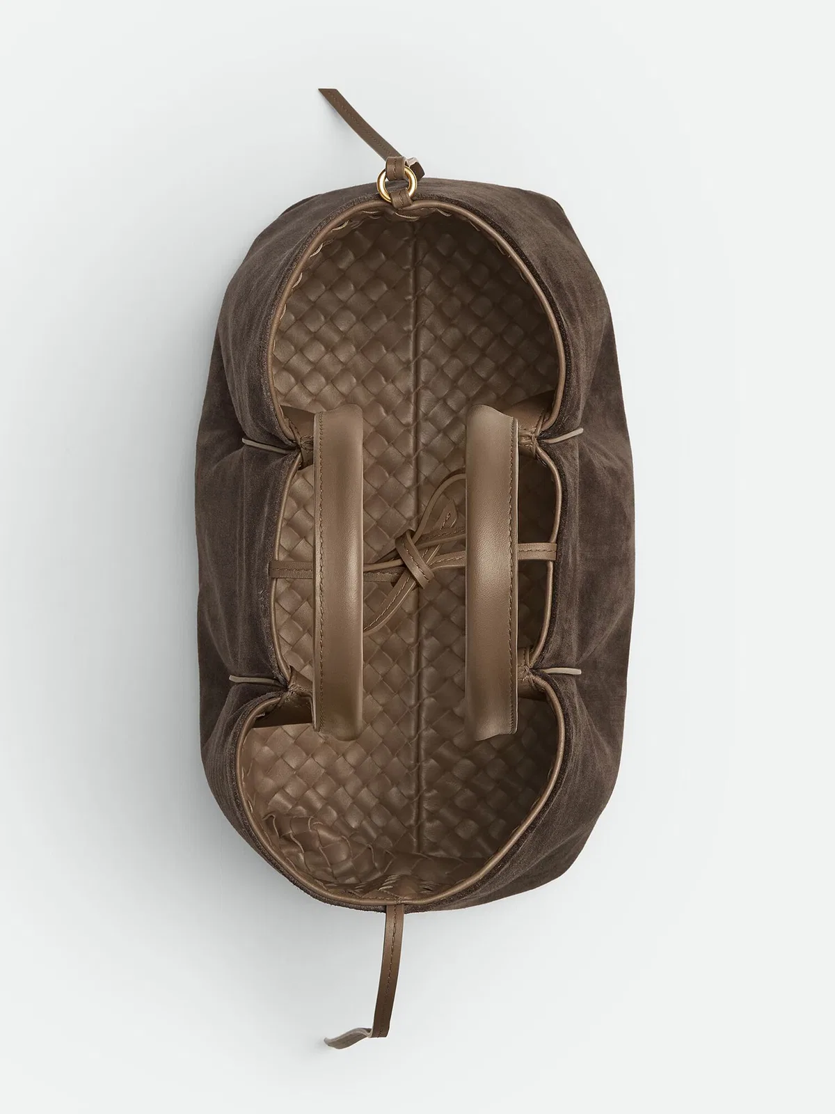 Bottega Veneta Brown Pinacoteca Medium Lamb Leather Han
