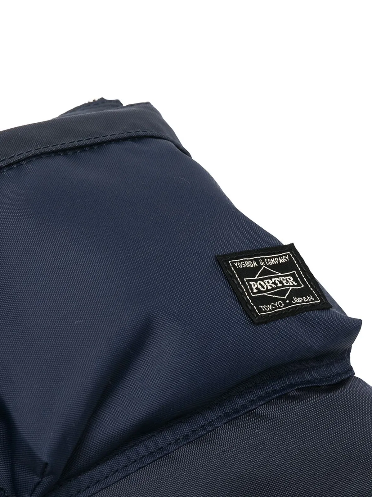 Porter Yoshida Blue Nylon Shoulder Bag