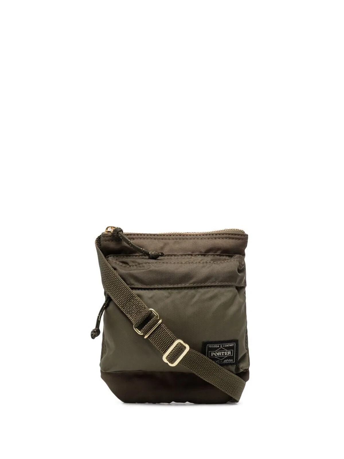 Porter Yoshida Green Nylon Shoulder Bag