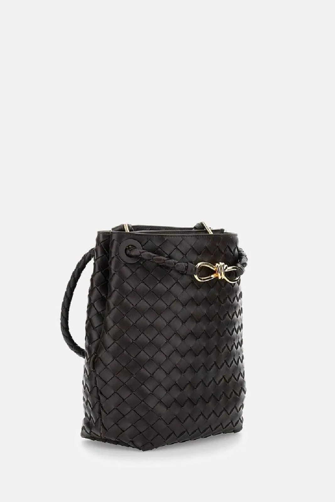 Bottega Veneta Fondant Brown Lamb Leather Andiamo Bucke