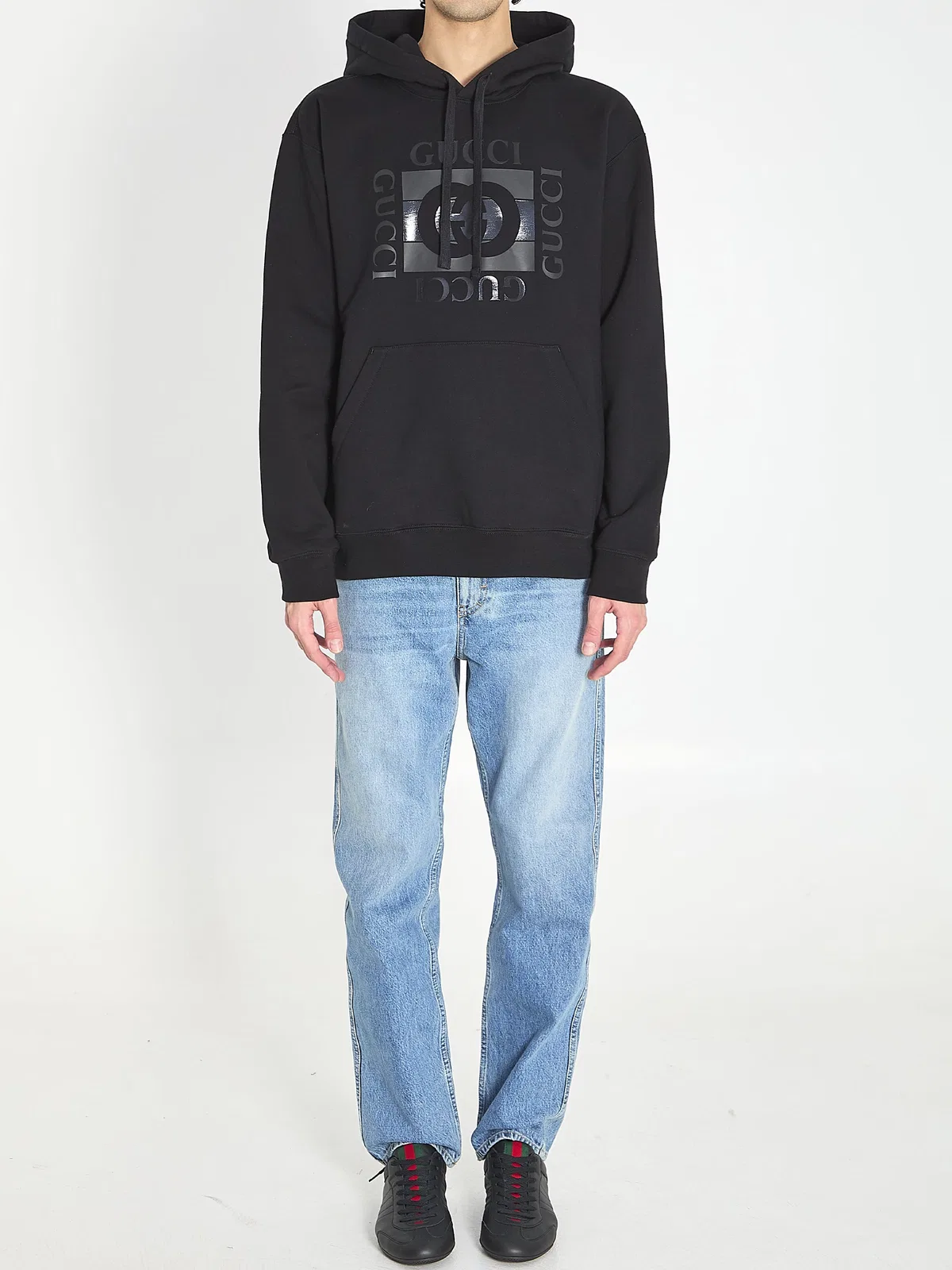 Gucci Black Cotton Sweatshirt