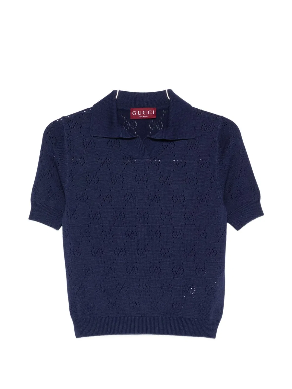 Gucci Cotton Polo Monogram