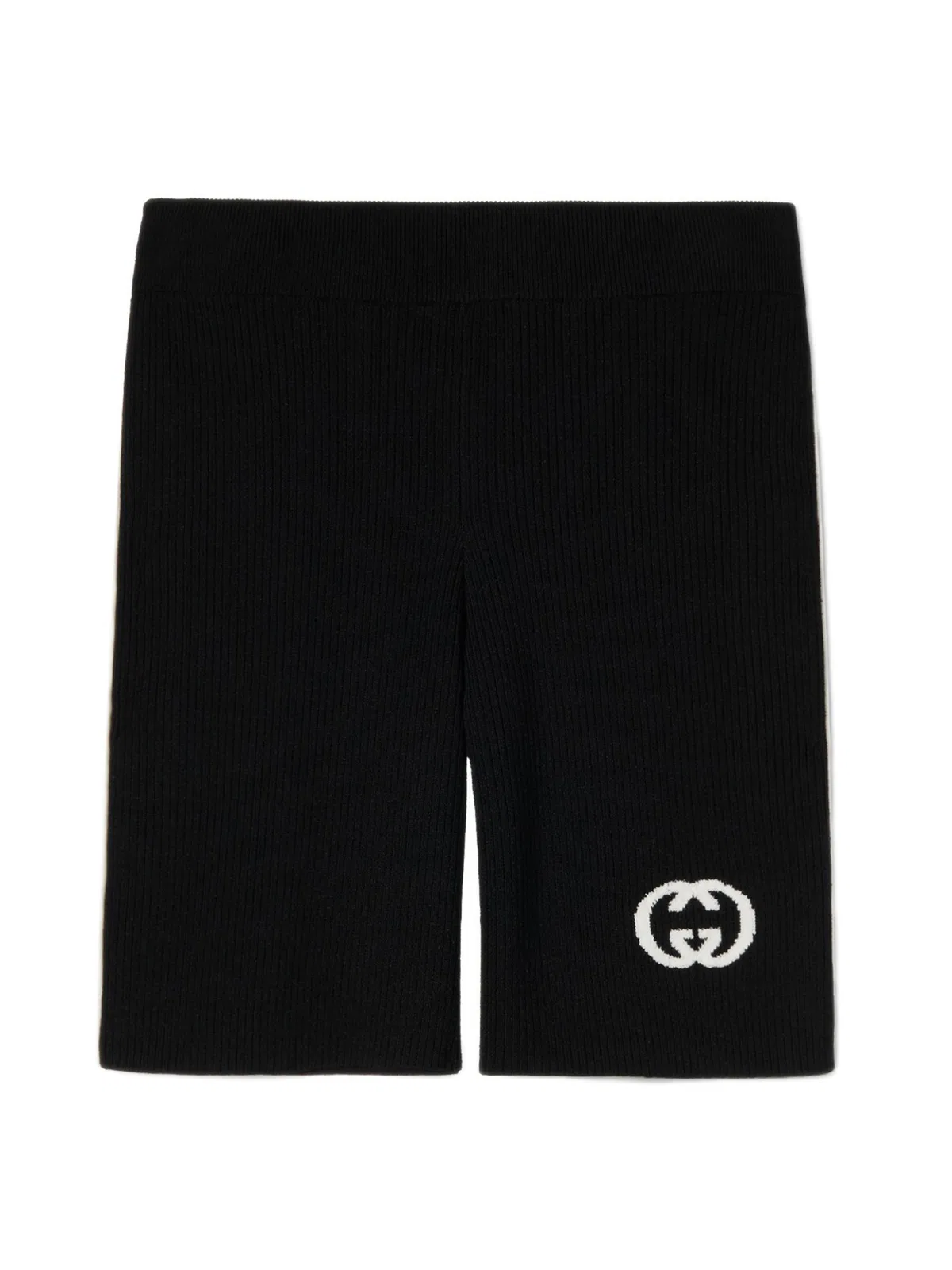 Gucci Ribbed Shorts With Intarsia