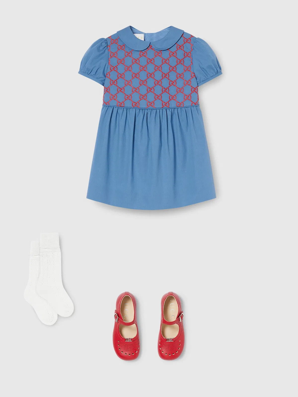 Gucci Kids Dress With Embroidery