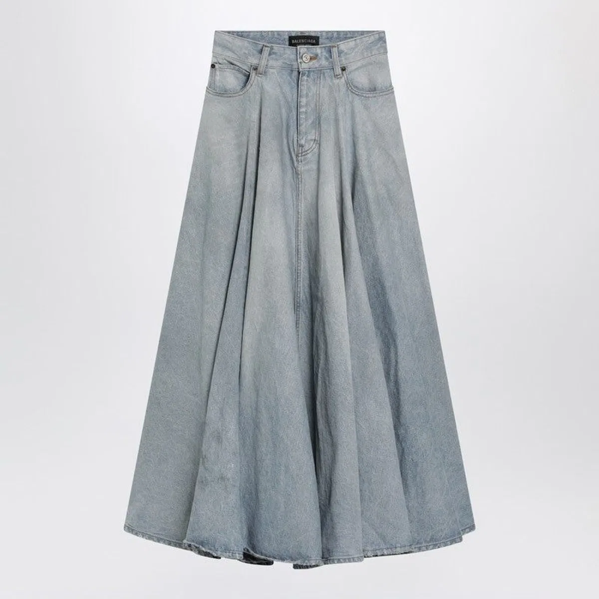 Balenciaga Denim Skirt
