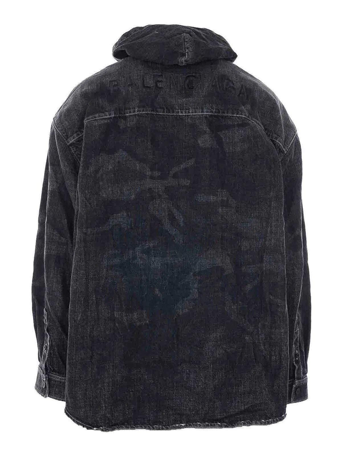 Balenciaga Denim Shirt Parka