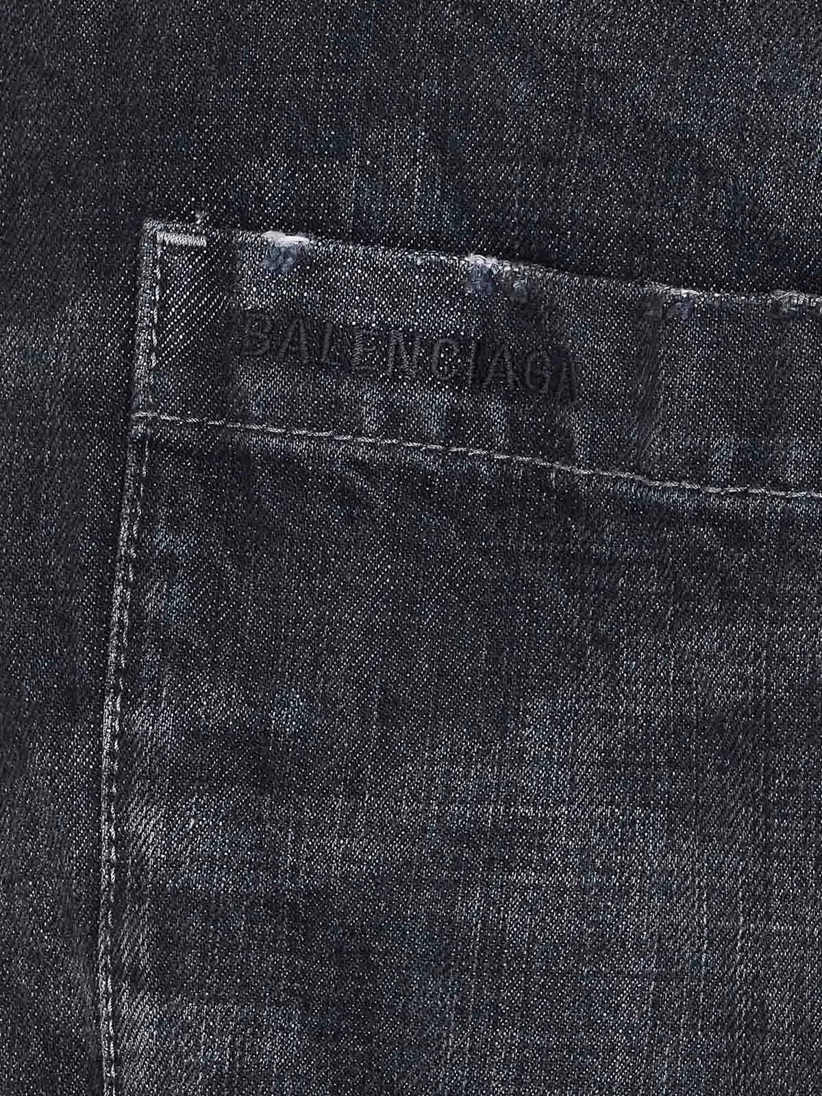 Balenciaga Denim Shirt Parka