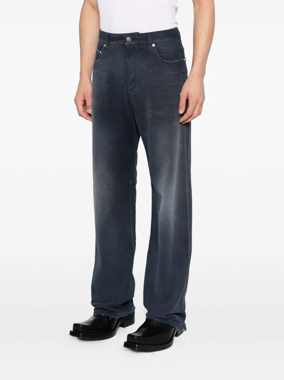 Balenciaga Regular Faded Jeans