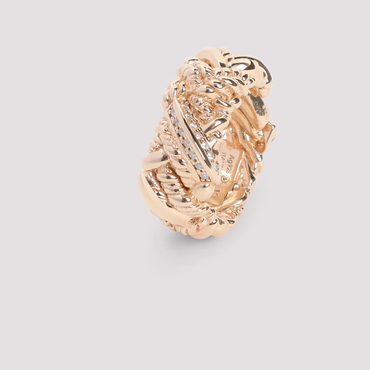 Bottega Veneta Gold Silver Ring