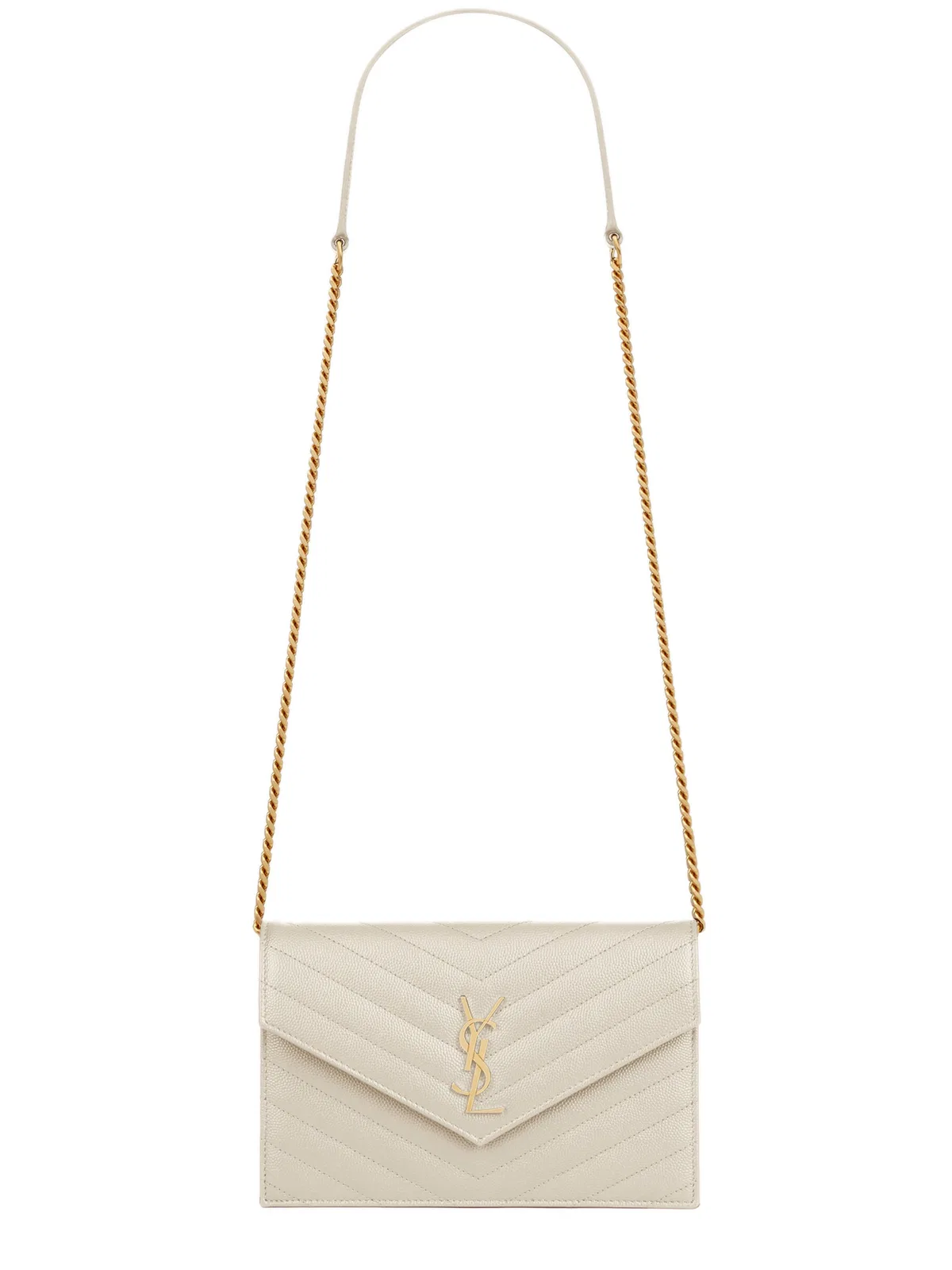 Saint Laurent Cassandre Envelope Chain Wallet